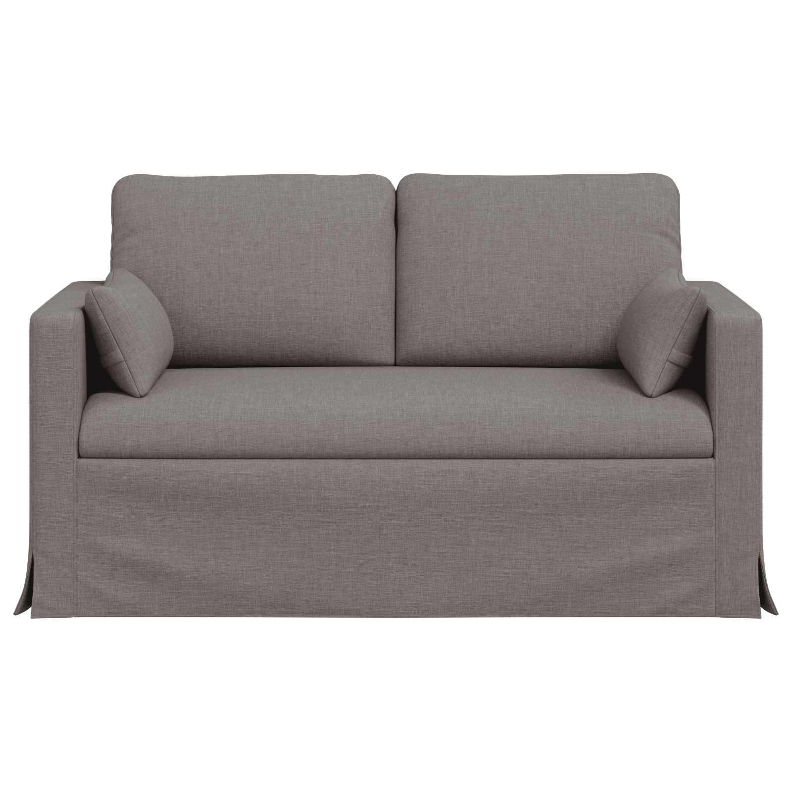 Bank Taupe 138 x 78 x 80 cm Metaal