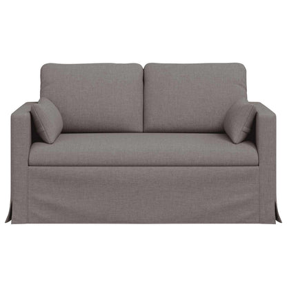 Bank Taupe 138 x 78 x 80 cm Metaal
