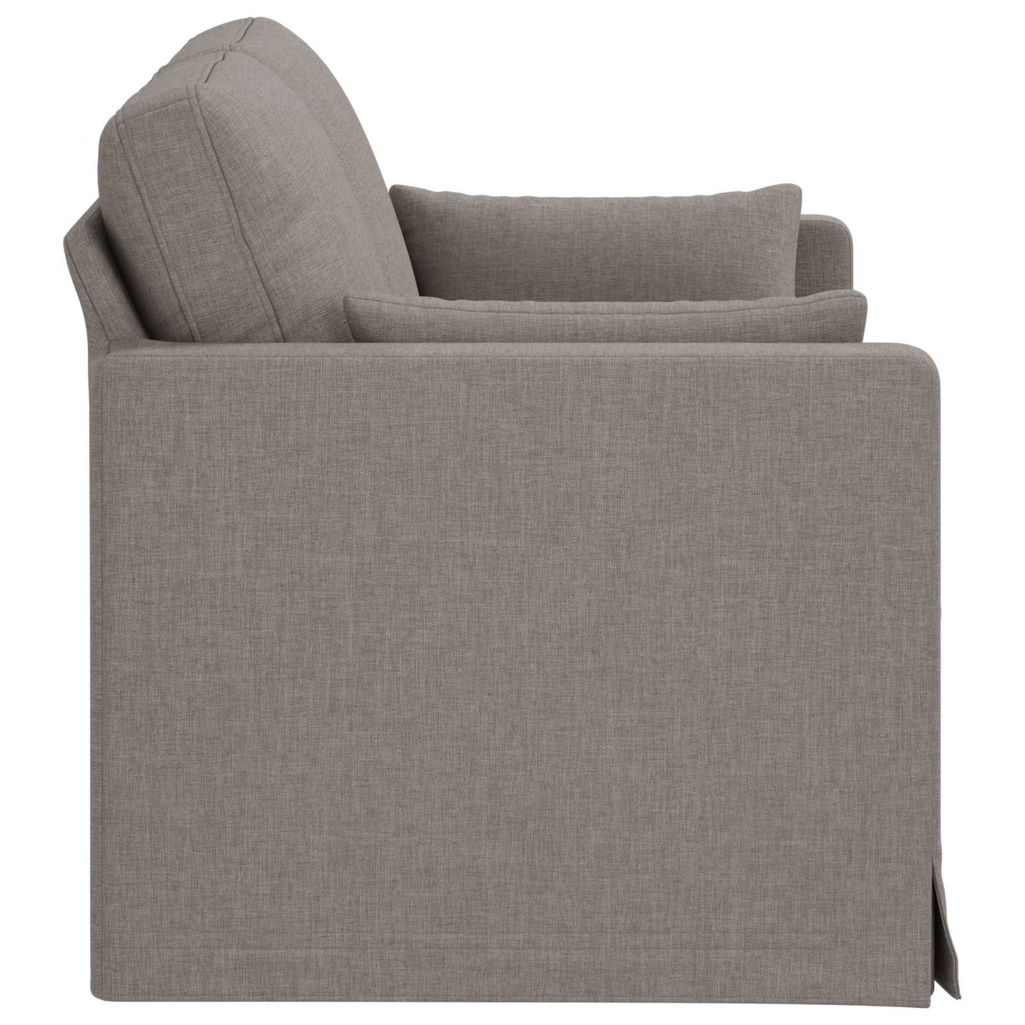 Bank Taupe 138 x 78 x 80 cm Metaal