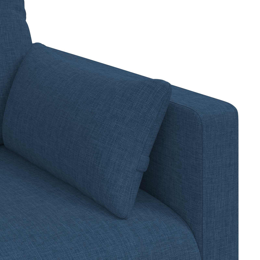 Bank Blauw 138 x 78 x 80 cm Metaal