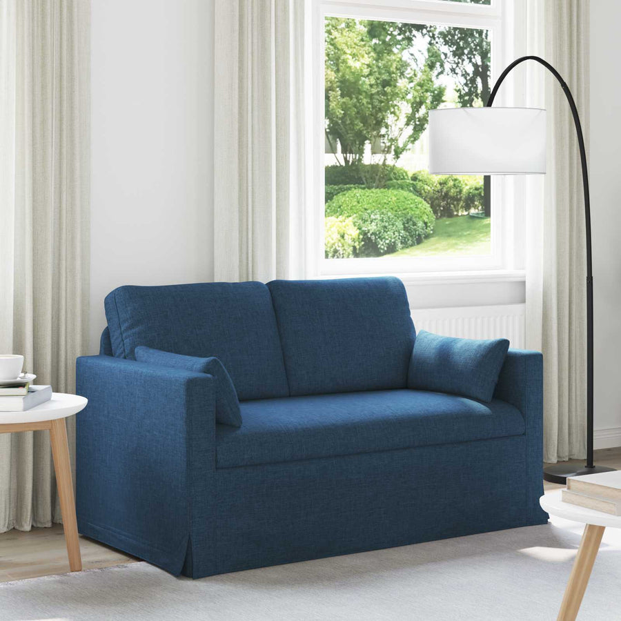 Bank Blauw 138 x 78 x 80 cm Metaal