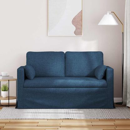 Bank Blauw 138 x 78 x 80 cm Metaal