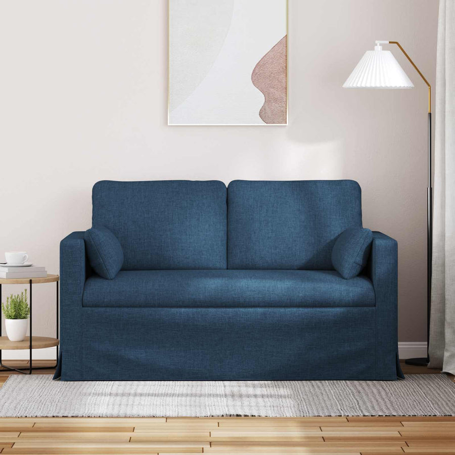 Bank Blauw 138 x 78 x 80 cm Metaal
