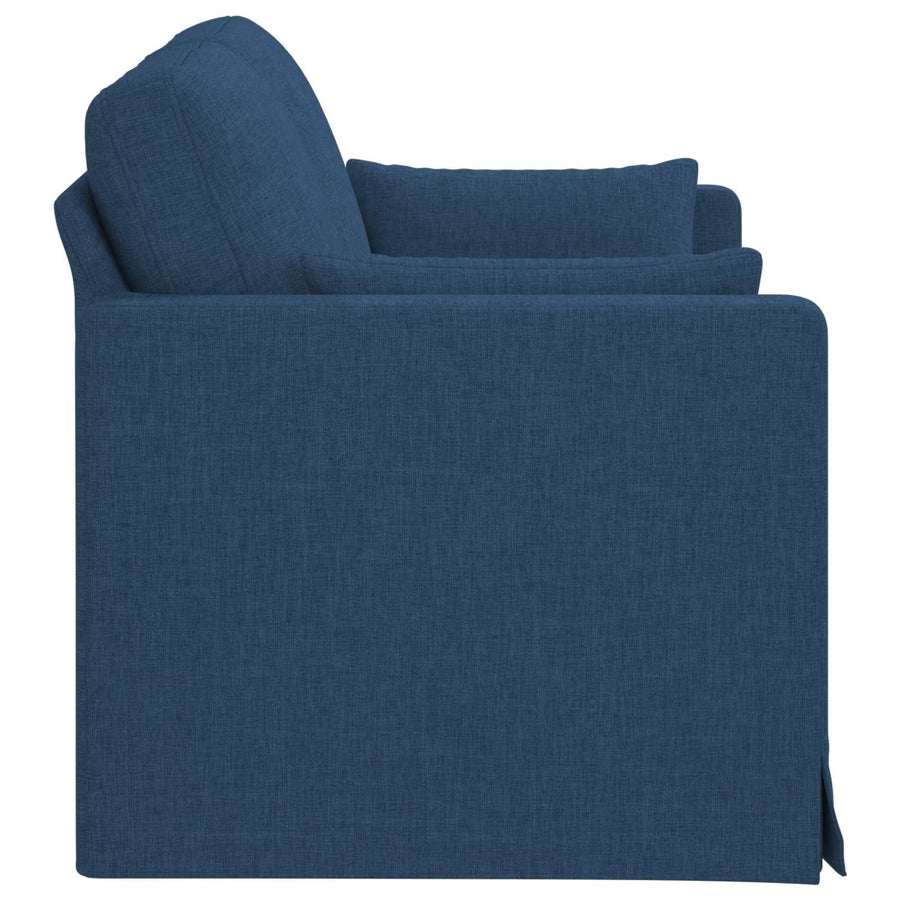 Bank Blauw 138 x 78 x 80 cm Metaal
