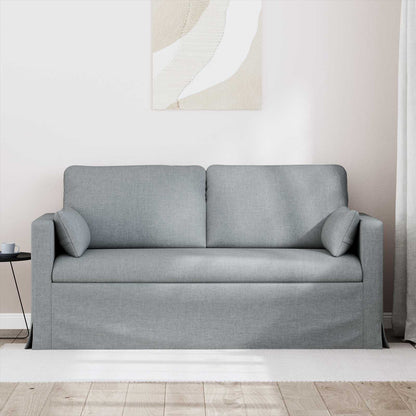 Bank Lichtgrijs 158 x 78 x 80 cm Metaal