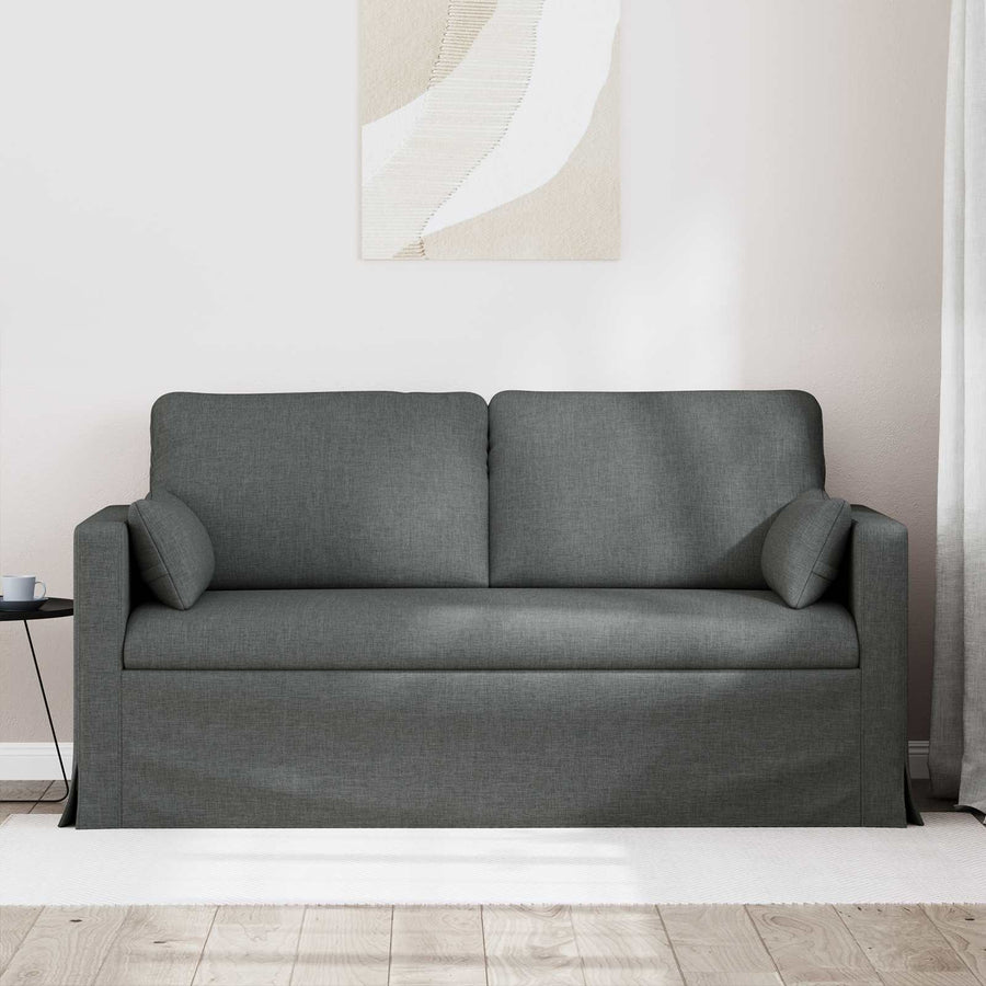 Bank Donkergrijs 159 x 78 x 80 cm Metaal