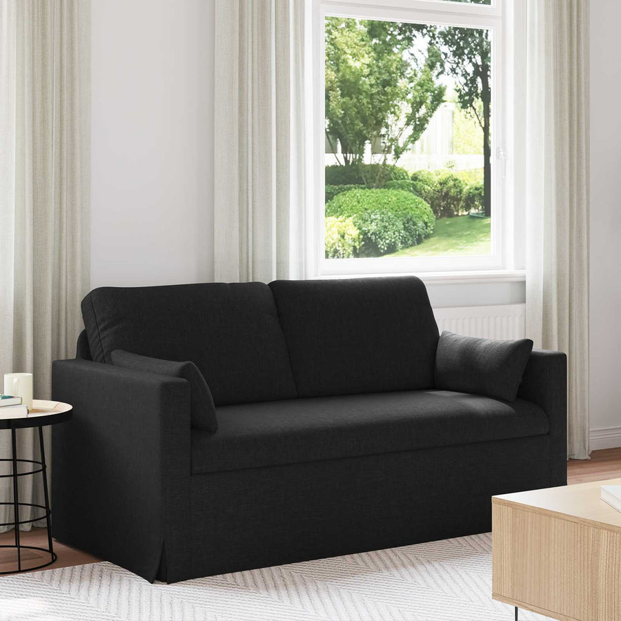 Bank Zwart 160 x 78 x 80 cm Metaal