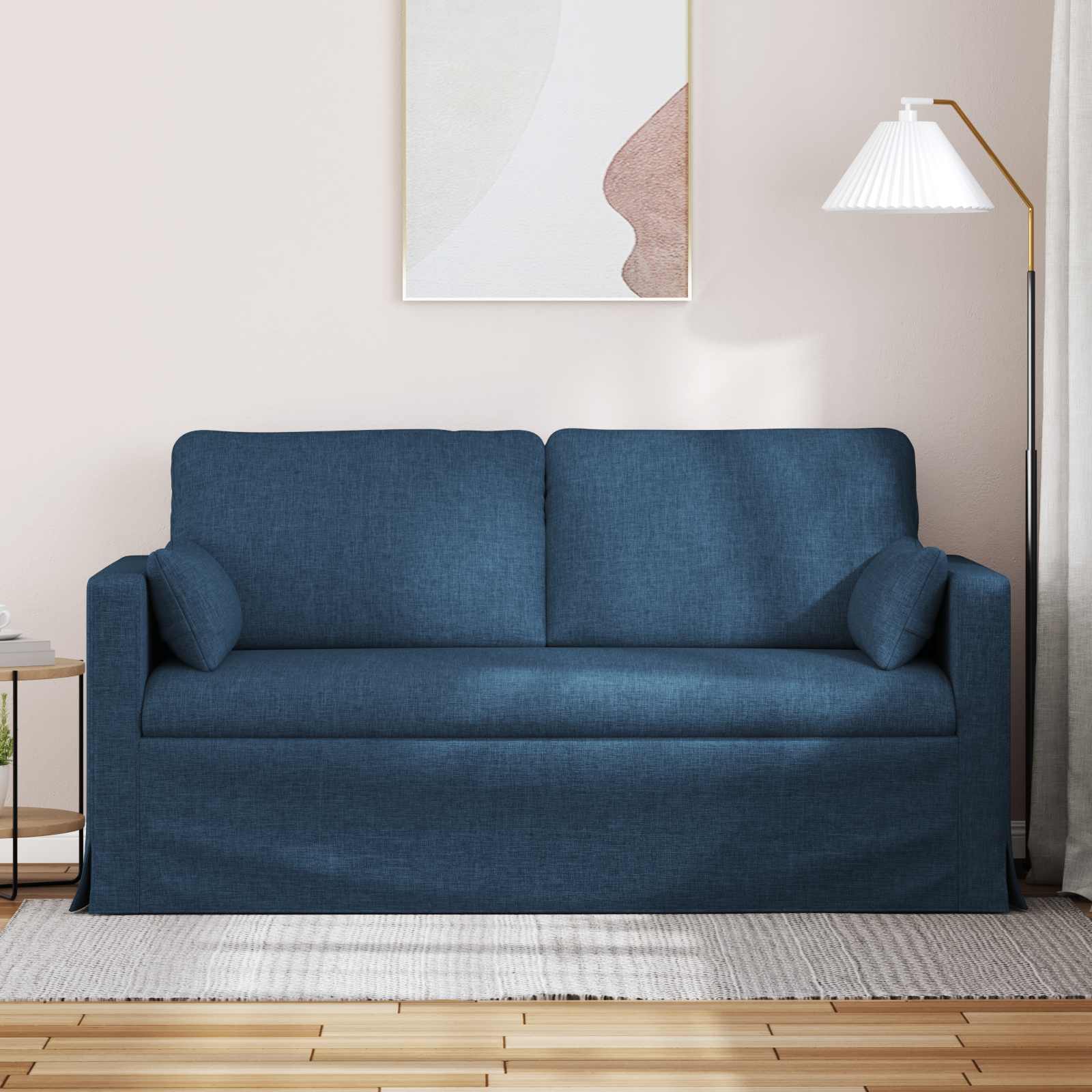 Bank Blauw 158 x 78 x 80 cm Metaal