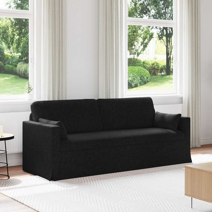 Bank Zwart 198 x 78 x 80 cm Metaal