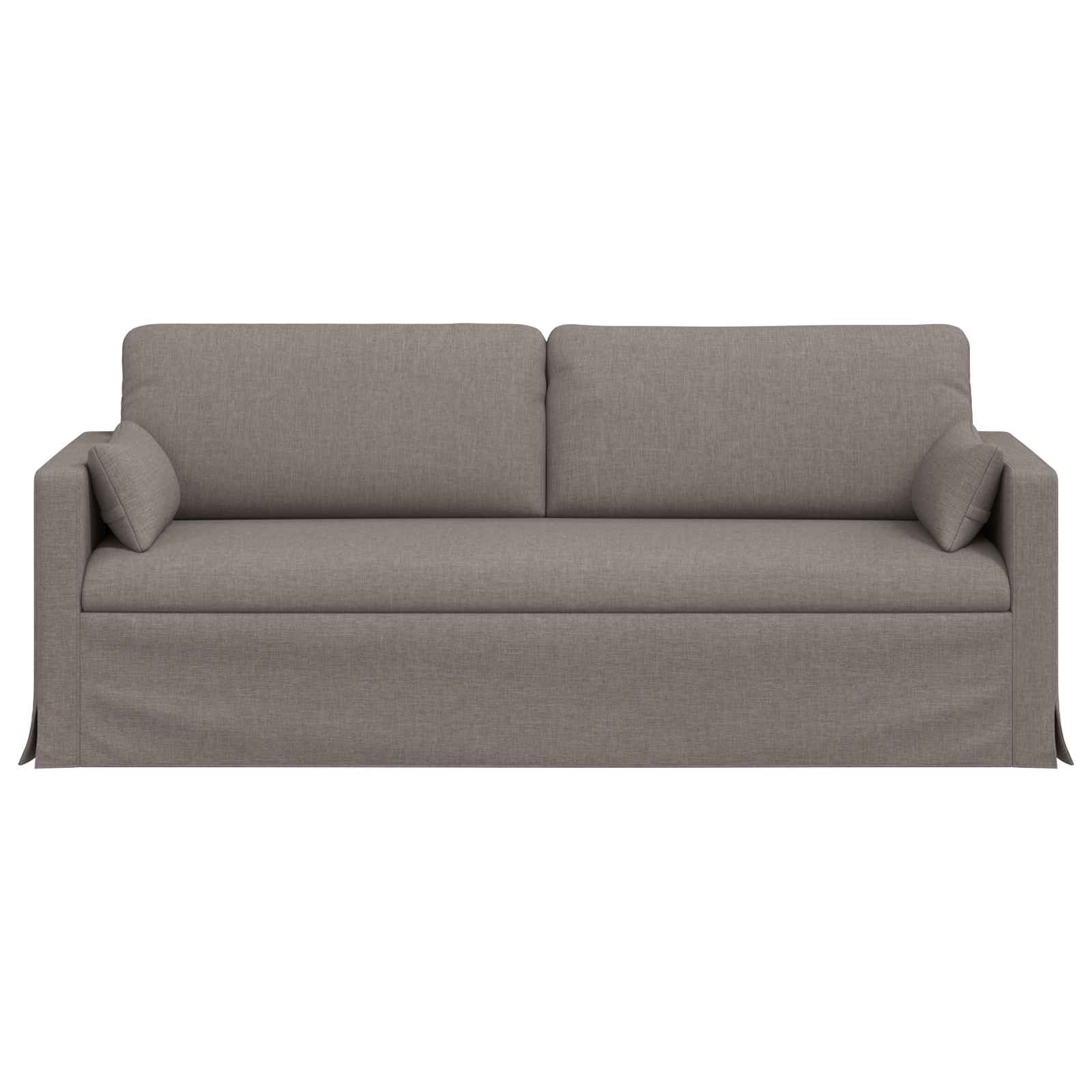 Bank Taupe 198 x 78 x 80 cm Metaal