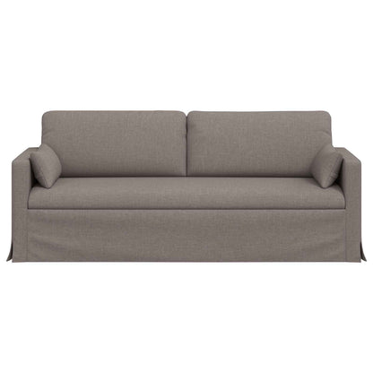Bank Taupe 198 x 78 x 80 cm Metaal