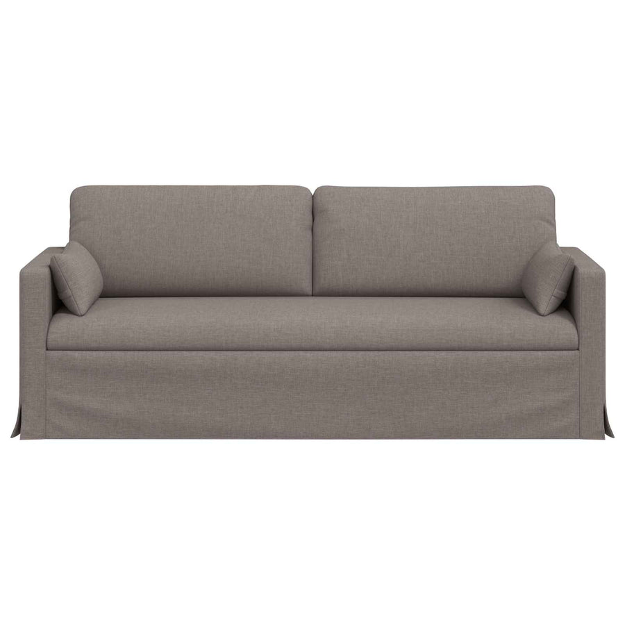 Bank Taupe 198 x 78 x 80 cm Metaal