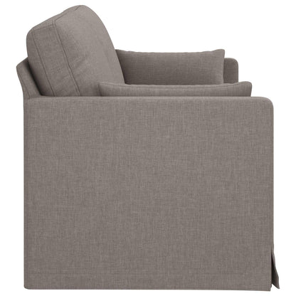 Bank Taupe 198 x 78 x 80 cm Metaal