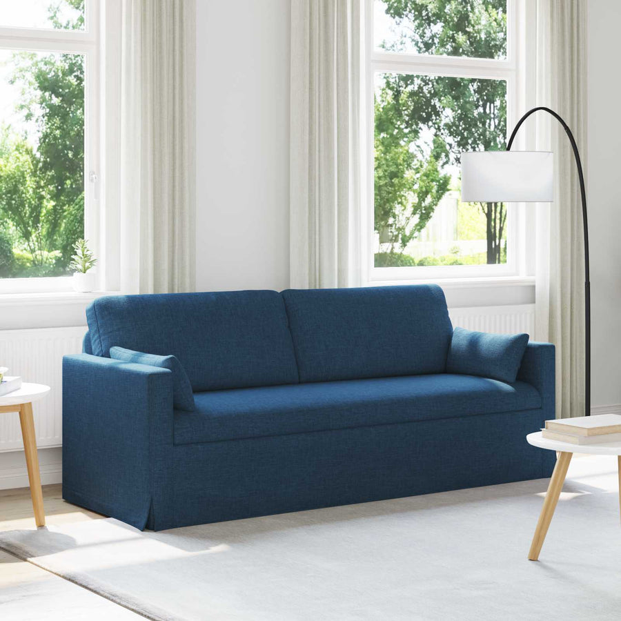 Bank 180cm Blauw Metaal
