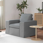 Bench Light Gray 103 x 80 x 82 cm Fabric
