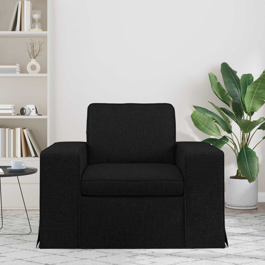 Bank Zwart 102 x 80 x 82 cm Metaal