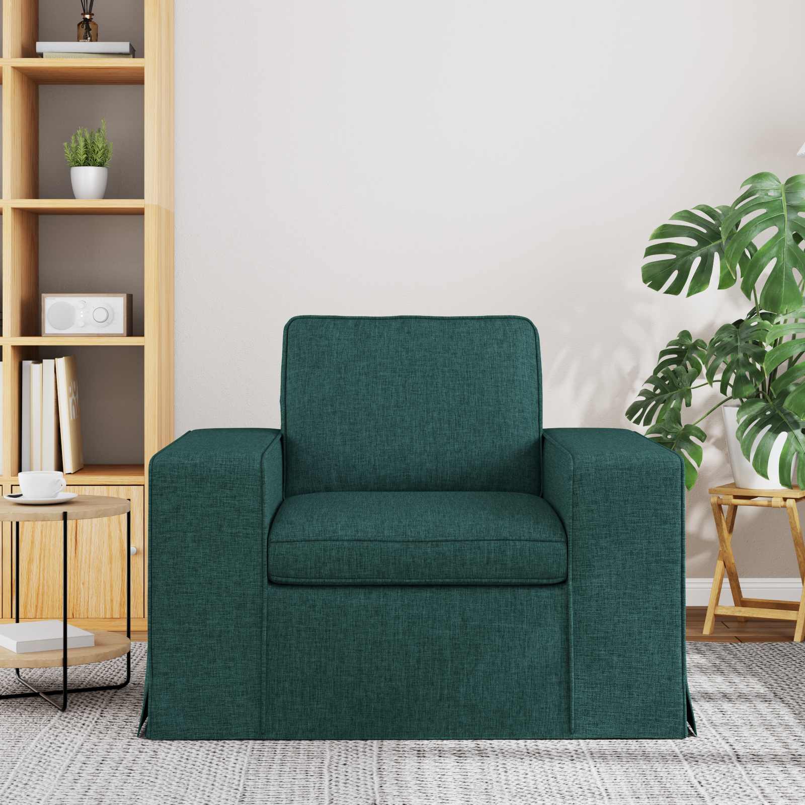 Bank Donkergroen 102 x 80 x 82 cm Metaal