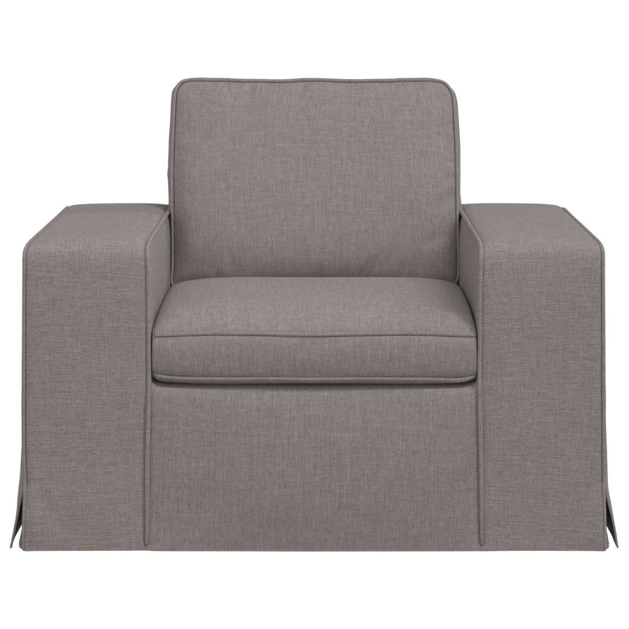 Bank Taupe 102 x 80 x 82 cm Metaal