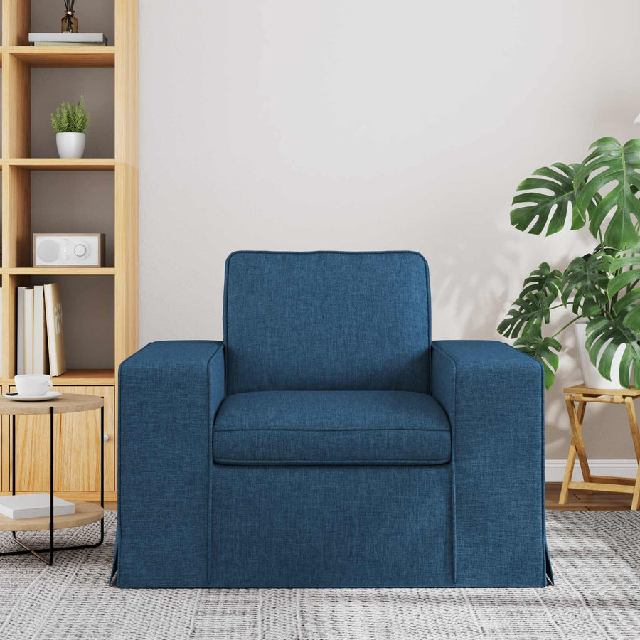 Bank Blauw 102 x 80 x 82 cm Metaal