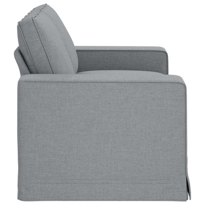 Bank Lichtgrijs 162 x 80 x 82 cm Metaal