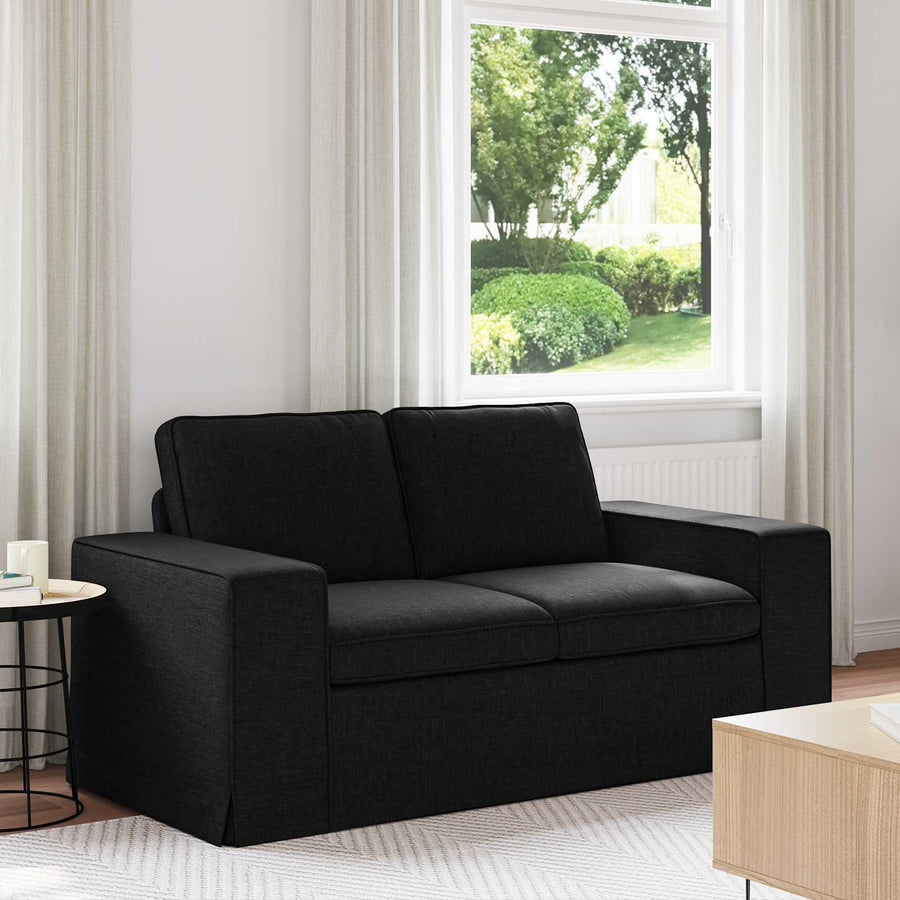 Bank Zwart 162 x 80 x 82 cm Metaal