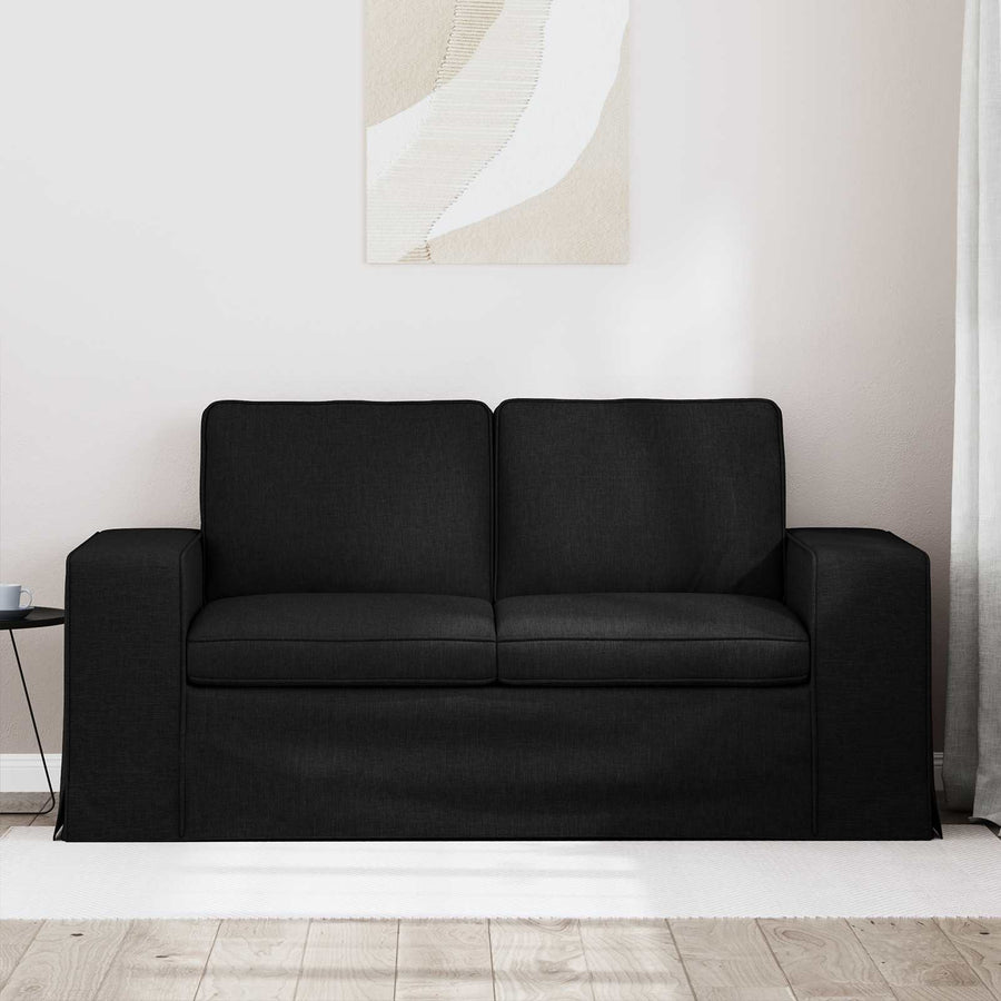 Bank Zwart 162 x 80 x 82 cm Metaal