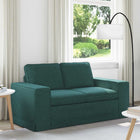 Dark Green Sofa 162 x 80 x 82 cm Fabric