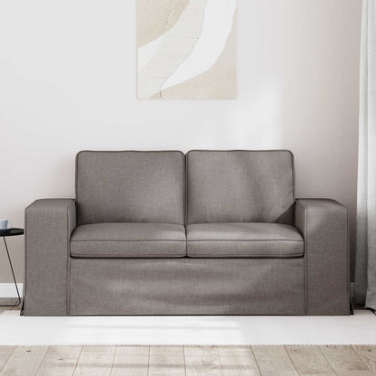 Bank Taupe 162 x 80 x 82 cm Metaal