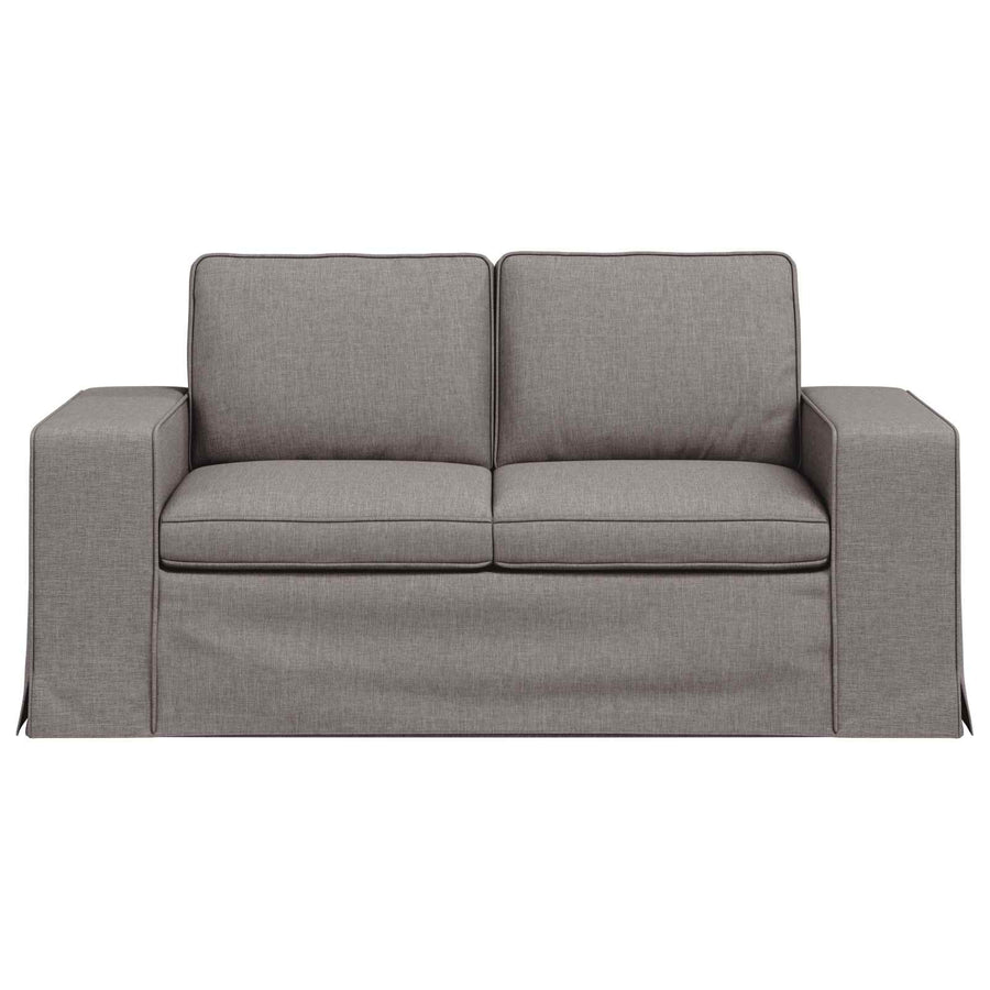 Bank Taupe 162 x 80 x 82 cm Metaal