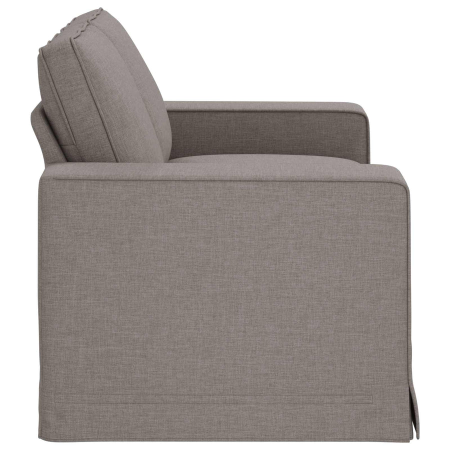 Bank Taupe 162 x 80 x 82 cm Metaal