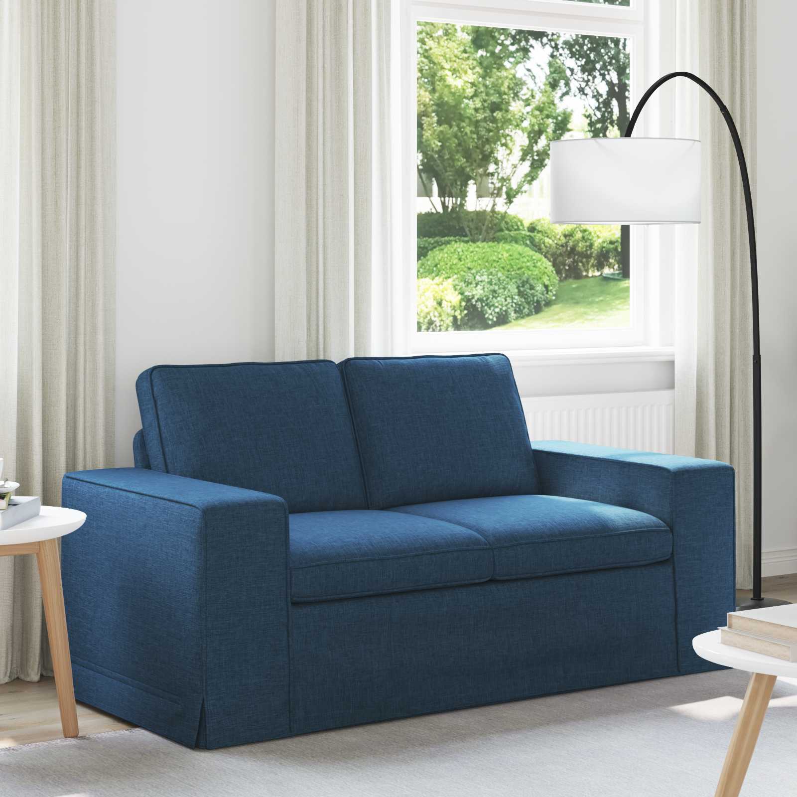 Bank Blauw 162 x 80 x 82 cm Metaal