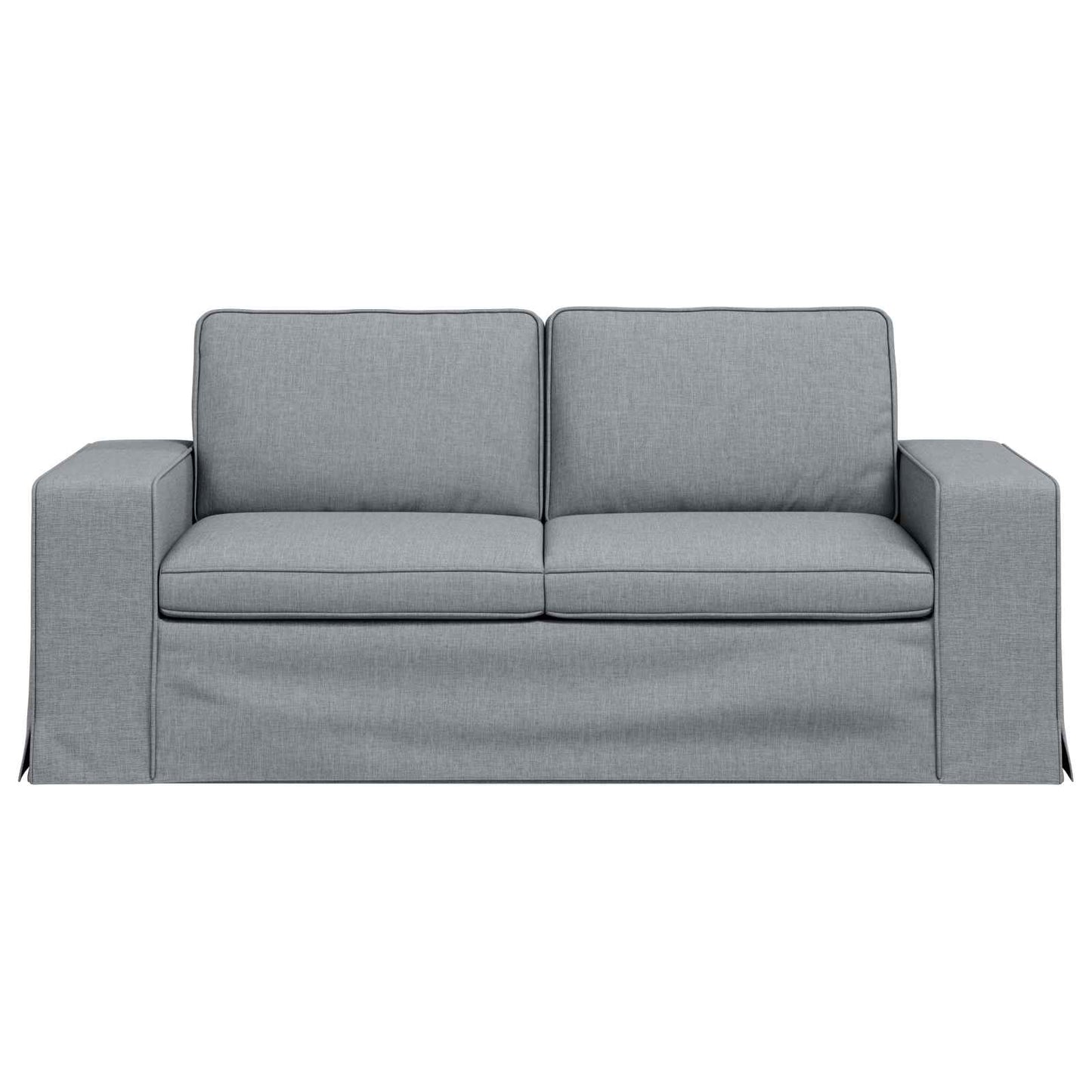 Bank Lichtgrijs 182 x 80 x 82 cm Metaal