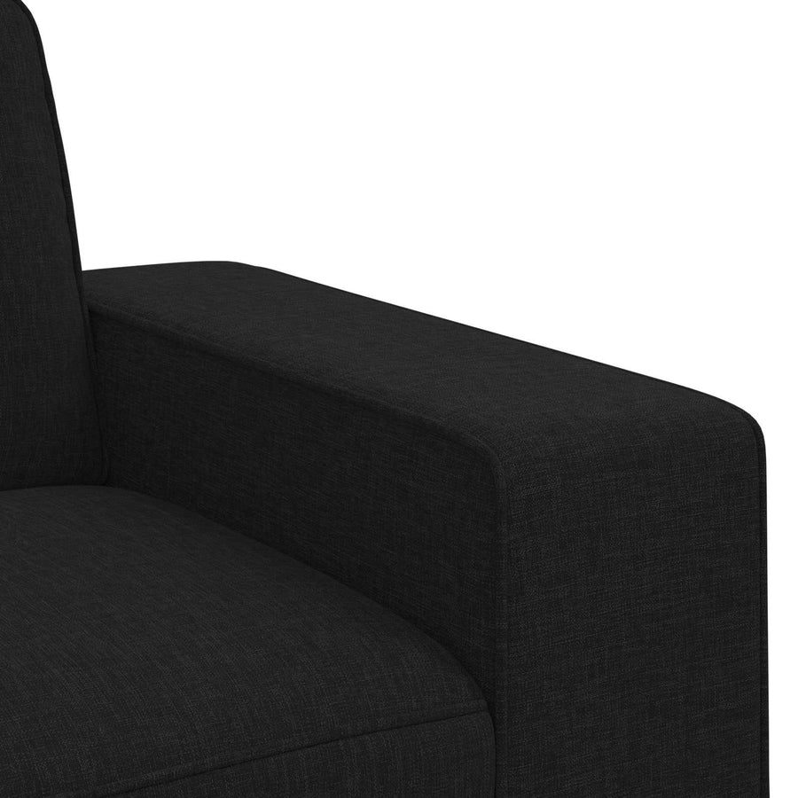 Bank Zwart 182 x 80 x 82 cm Metaal