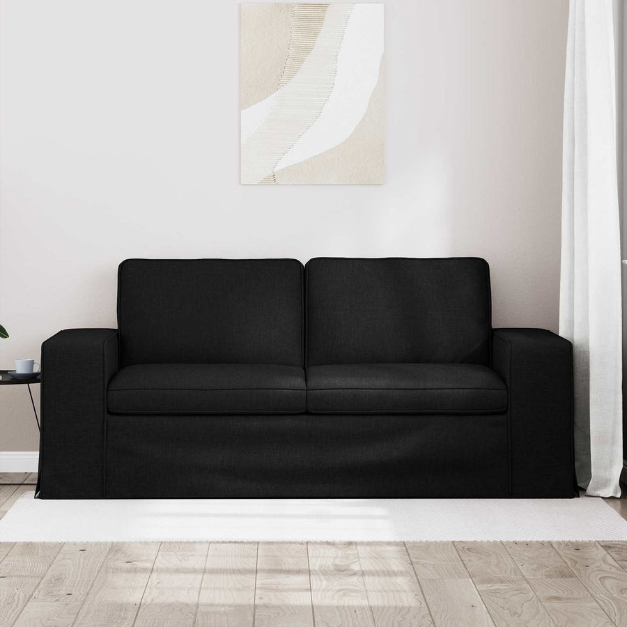 Bank Zwart 182 x 80 x 82 cm Metaal