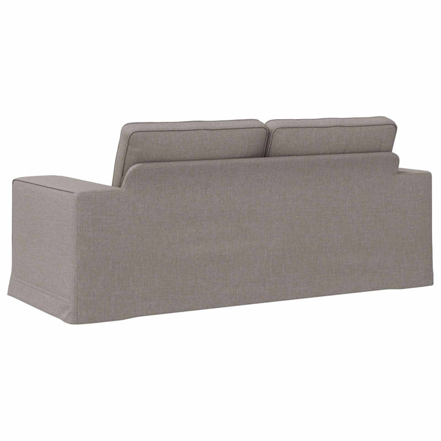 Bank Taupe 182 x 80 x 82 cm Metaal