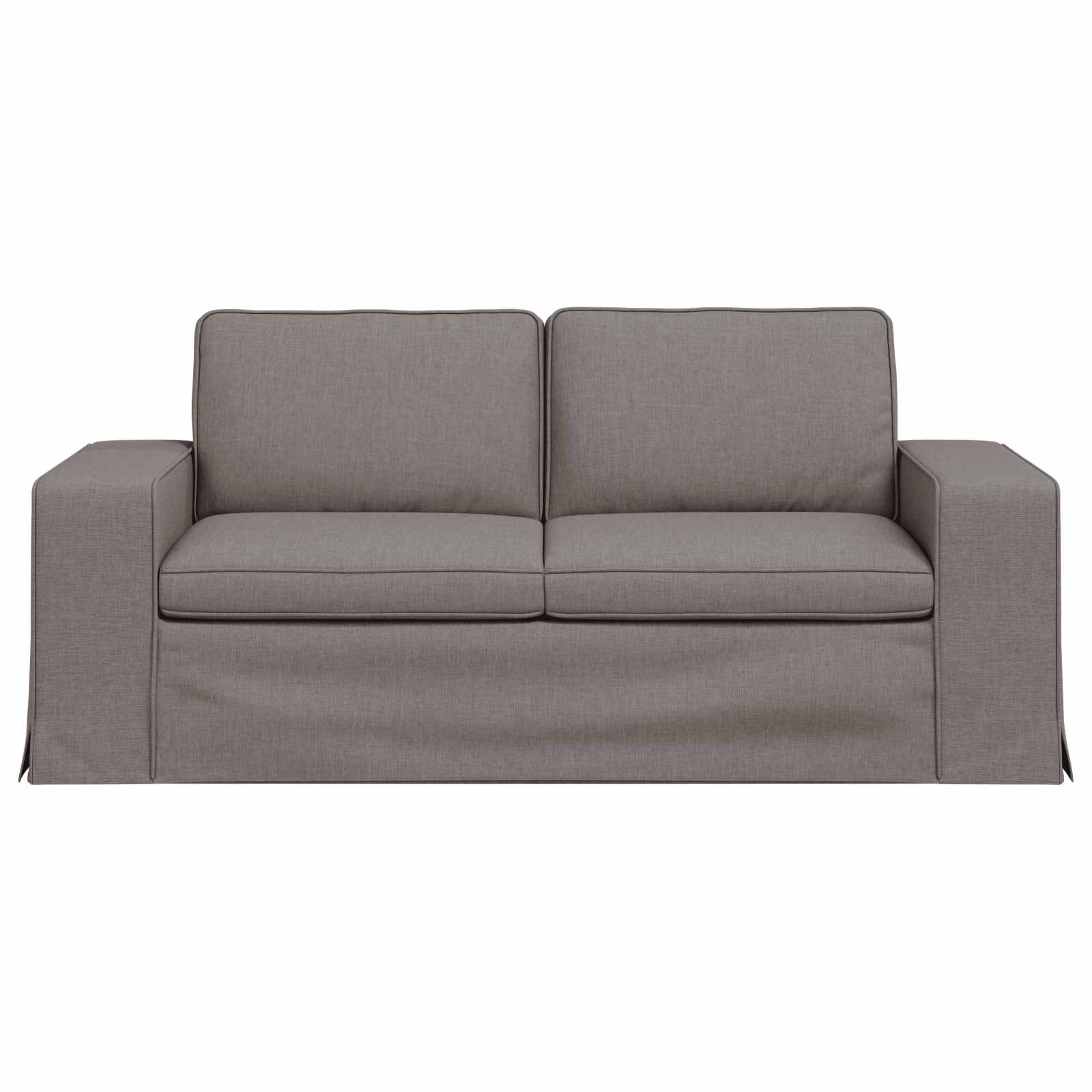 Bank Taupe 182 x 80 x 82 cm Metaal
