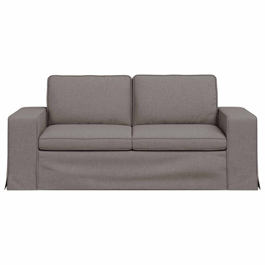 Bank Taupe 182 x 80 x 82 cm Metaal