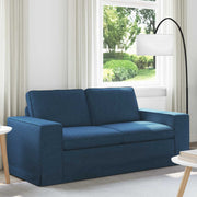 Bank blauw 182x80x82 cm stof