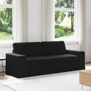 Bank 222x80x82 cm stof zwart