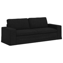 Bank Zwart 222 x 80 x 82 cm Metaal
