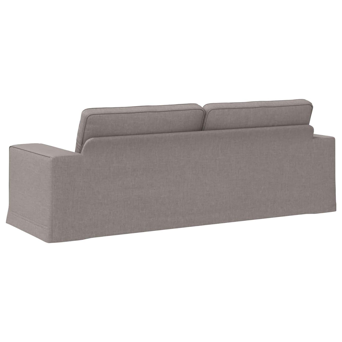 Bank Taupe 222 x 80 x 82 cm Metaal
