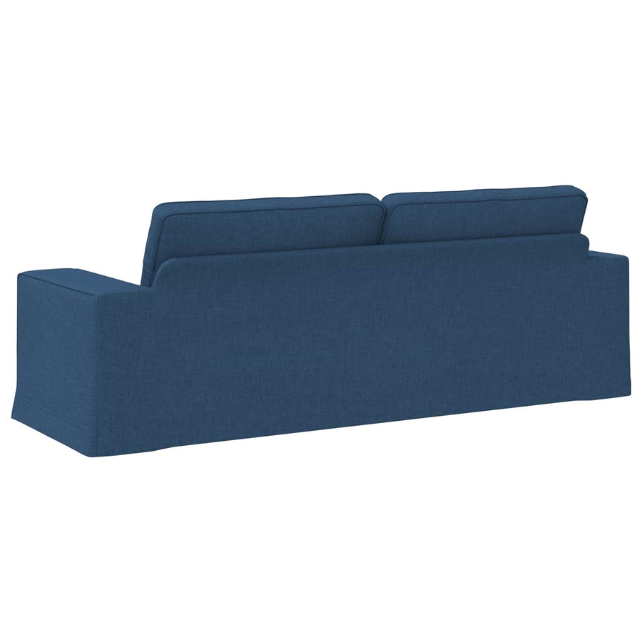 Bank Blauw 222 x 80 x 82 cm Metaal