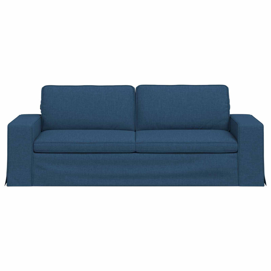 Bank Blauw 222 x 80 x 82 cm Metaal