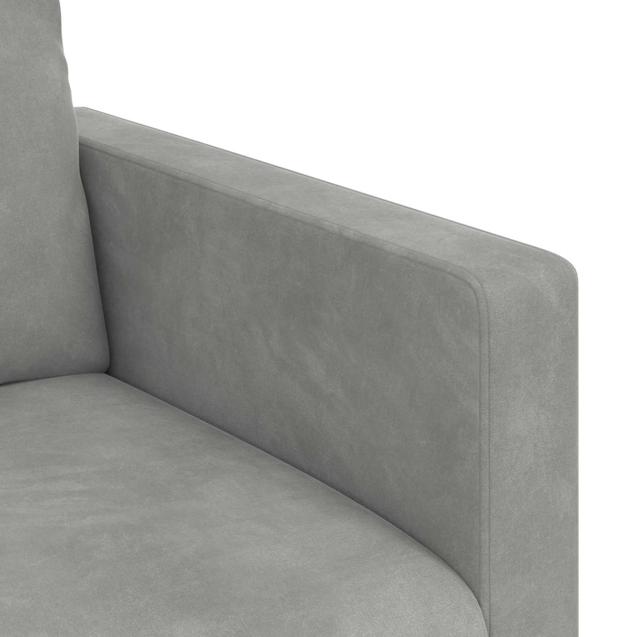 Bank Lichtgrijs Totale afmetingen: 78 x 78 x 80 cm (B x D x H)