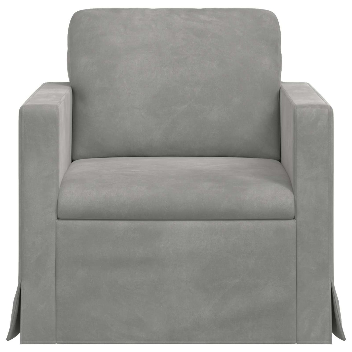 Bank Lichtgrijs Totale afmetingen: 78 x 78 x 80 cm (B x D x H)