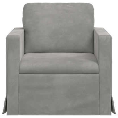 Bank Lichtgrijs Totale afmetingen: 78 x 78 x 80 cm (B x D x H)