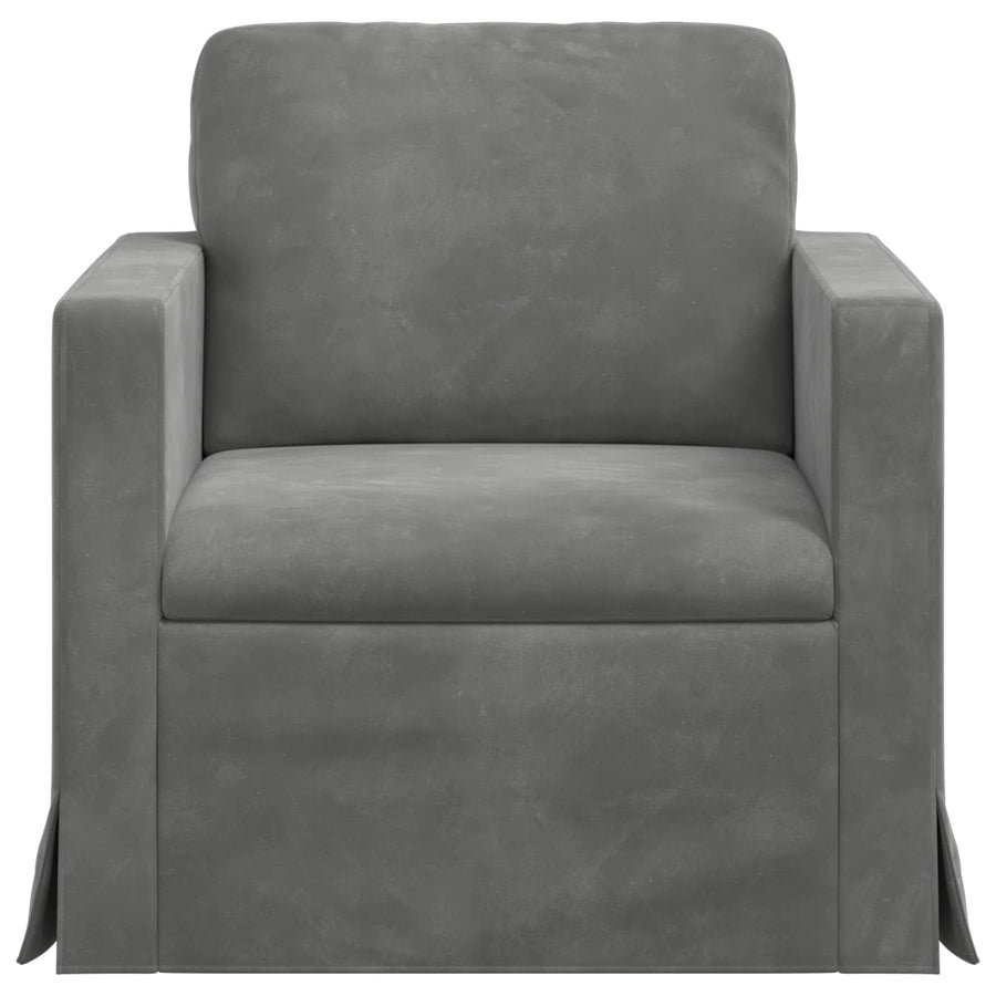 Bank Donkergrijs Totale afmetingen: 78 x 78 x 80 cm (B x D x H)