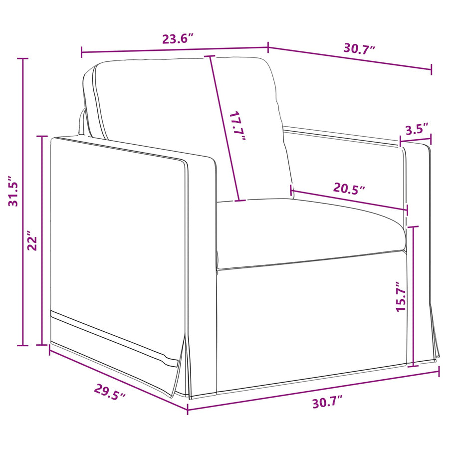 Bank Donkergrijs Totale afmetingen: 78 x 78 x 80 cm (B x D x H)