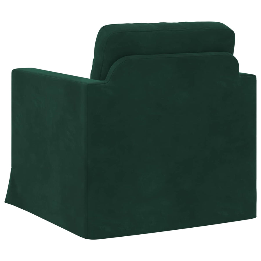 Bank Donkergroen Totale afmetingen: 78 x 78 x 80 cm (B x D x H)