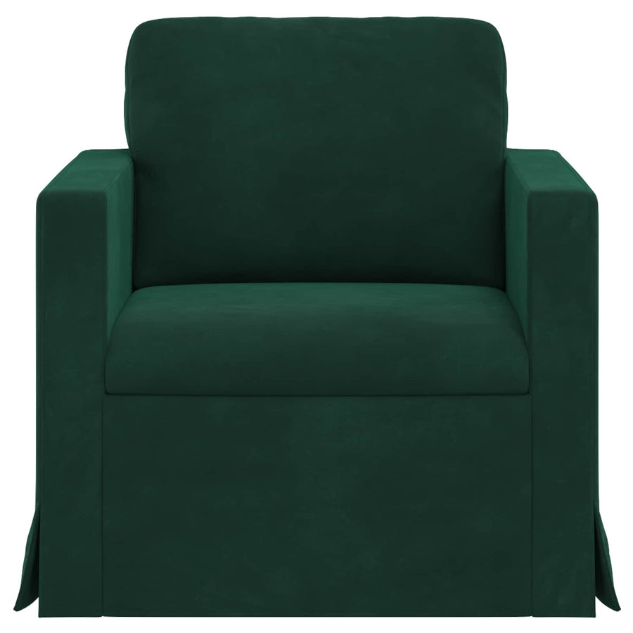 Bank Donkergroen Totale afmetingen: 78 x 78 x 80 cm (B x D x H)